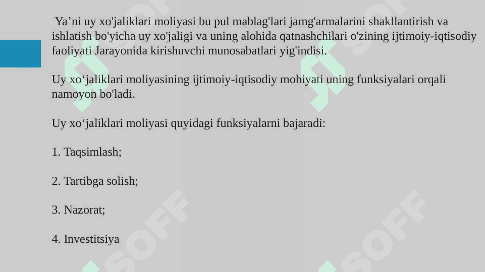 UY XO’JALIKLARI MOLIYASI 4