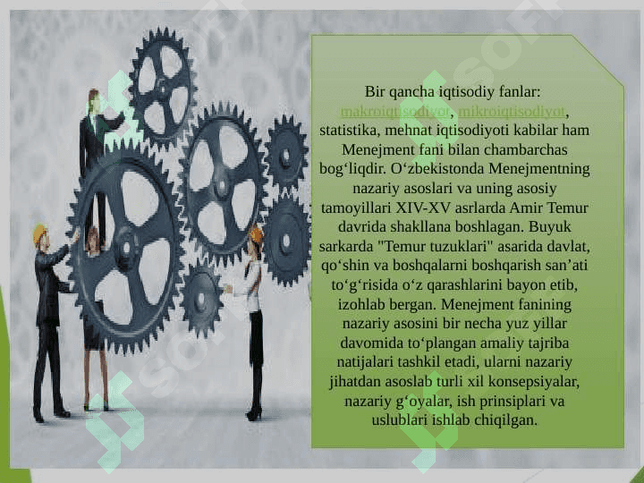 Mavzu: Menejmentda narxlarni belgilash xususiyatlari 3