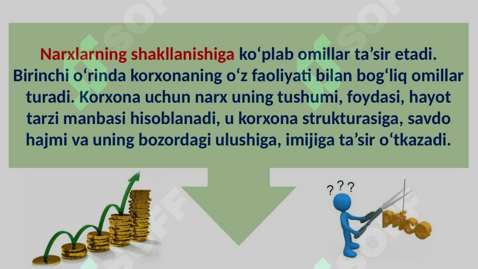 Mavzu: Menejmentda narxlarni belgilash xususiyatlari. 4
