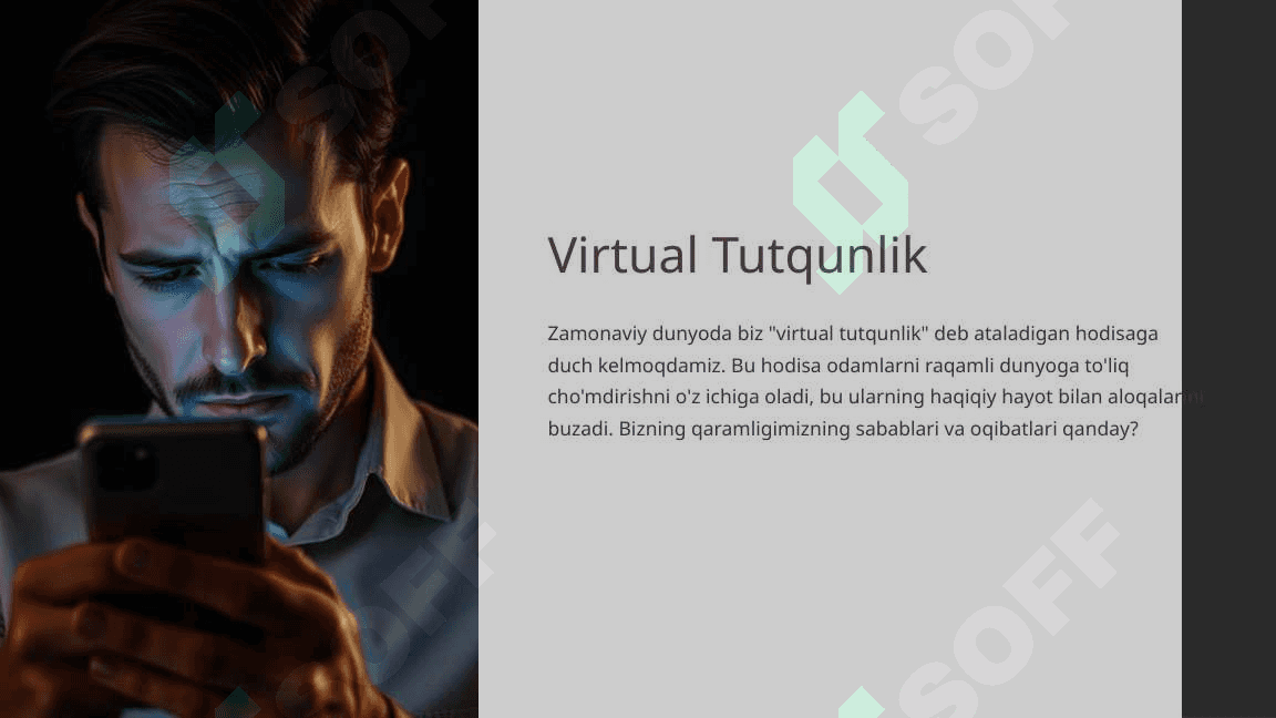 Virtual tutqunlik-manqurtlik vositasi 3