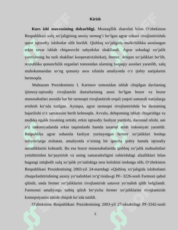 FERMER XO‘JALIKLARI YER MAYDONLARI HAJMINI OPTIMALLASHTIRISH 3