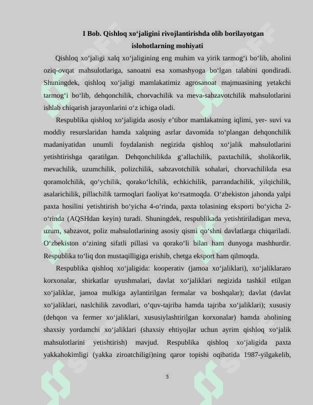 FERMER XO‘JALIKLARI YER MAYDONLARI HAJMINI OPTIMALLASHTIRISH 5