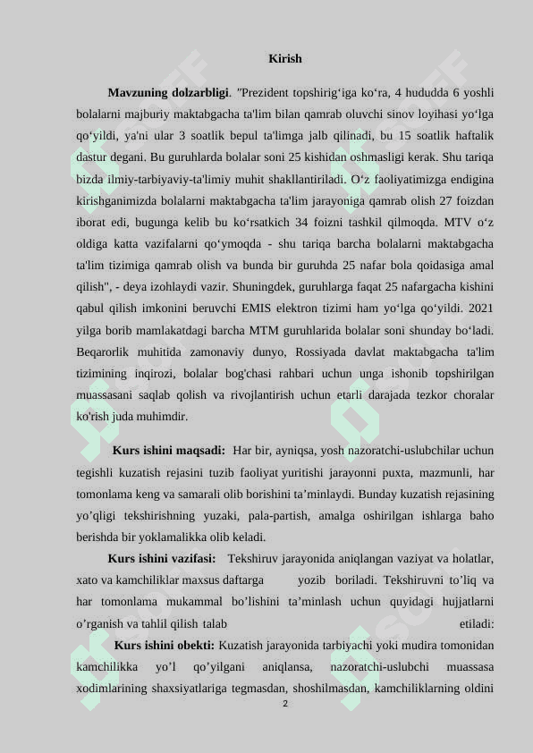 MAKTABGACHA PEDAGOGIKA FAN SIFATIDA SHAKILLANISHI 2