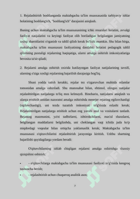 MAKTABGACHA PEDAGOGIKA FAN SIFATIDA SHAKILLANISHI 7