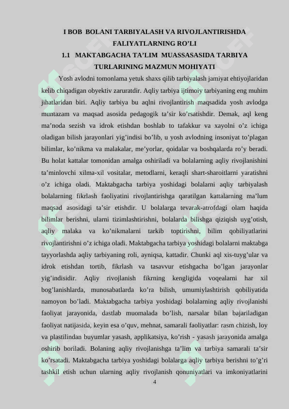 MAKTABGACHA TA’LIM TASHKILOTLARIDA TARBIYA TURLARINING SHAXS KAMOLOTIGA TA’SIRI 4