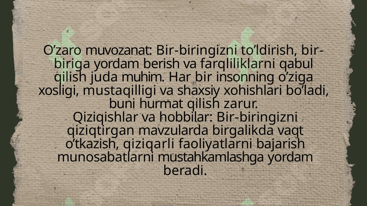 Turmush o’rtoq tanlash nazariyalari 7