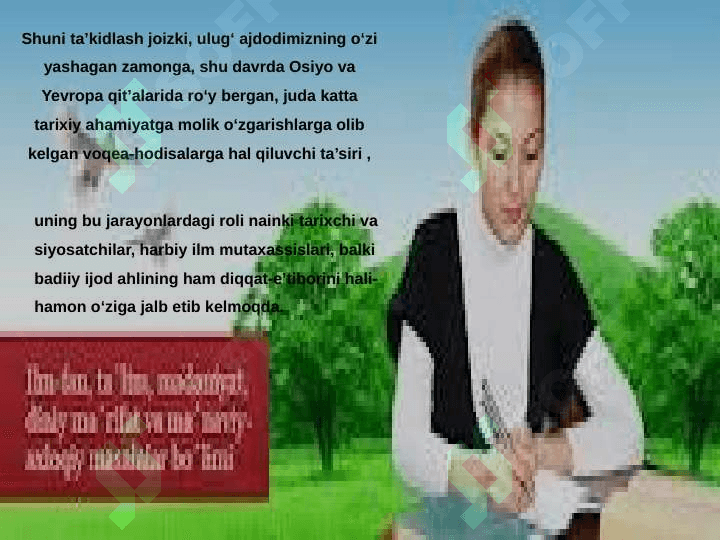 Temur Tuzuklarida ma’naviy qadryatlar mohiyati 8