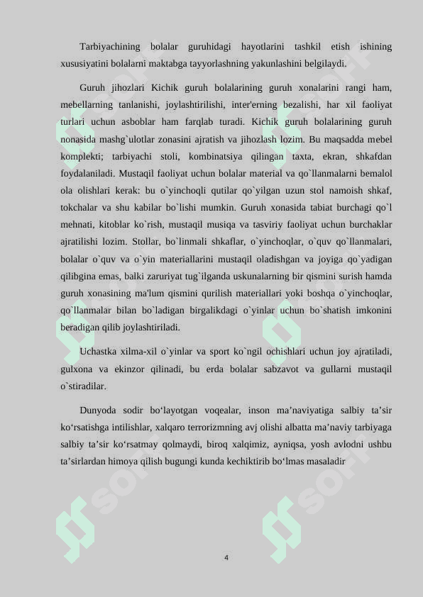 Maktabgacha yoshidagi bolalarda kun tartibi 4