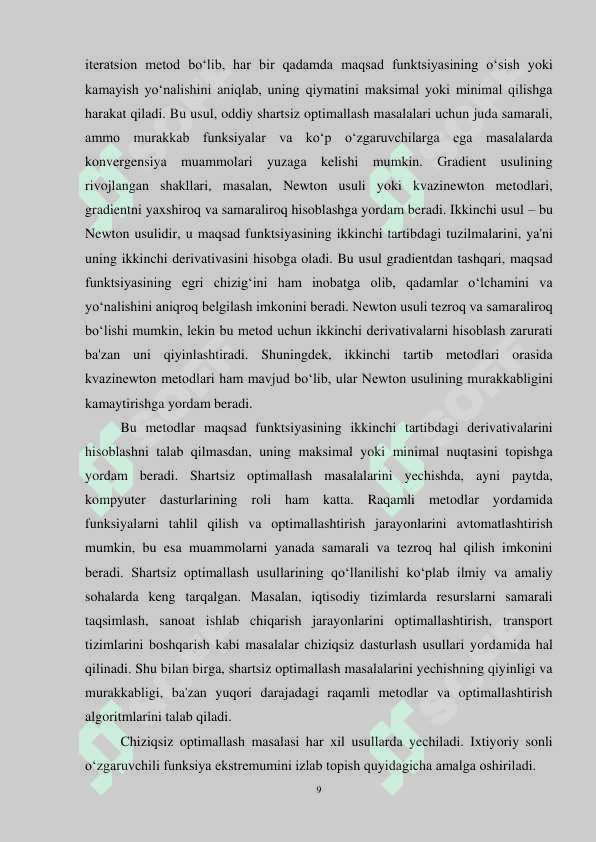 CHIZIQSIZ PROGRAMMALASHTIRISHNING ASOSIY QOIDALARI 8