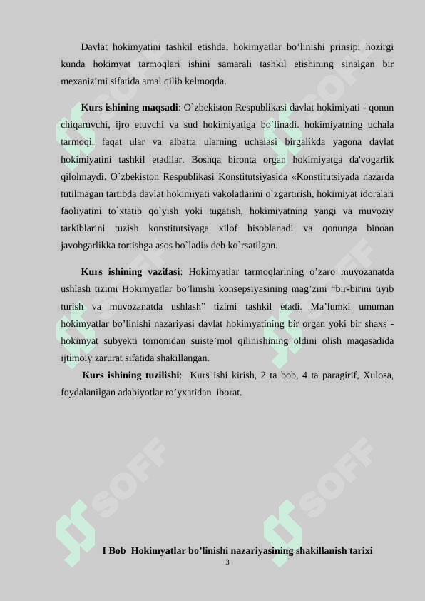 Mustaqil O'zbekistonda hokimiyatlar bo'linishi prinsipi 3