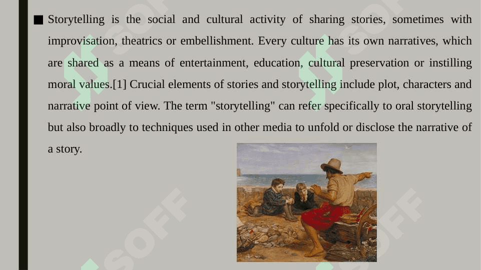 Revival interest to the storytelling method 3