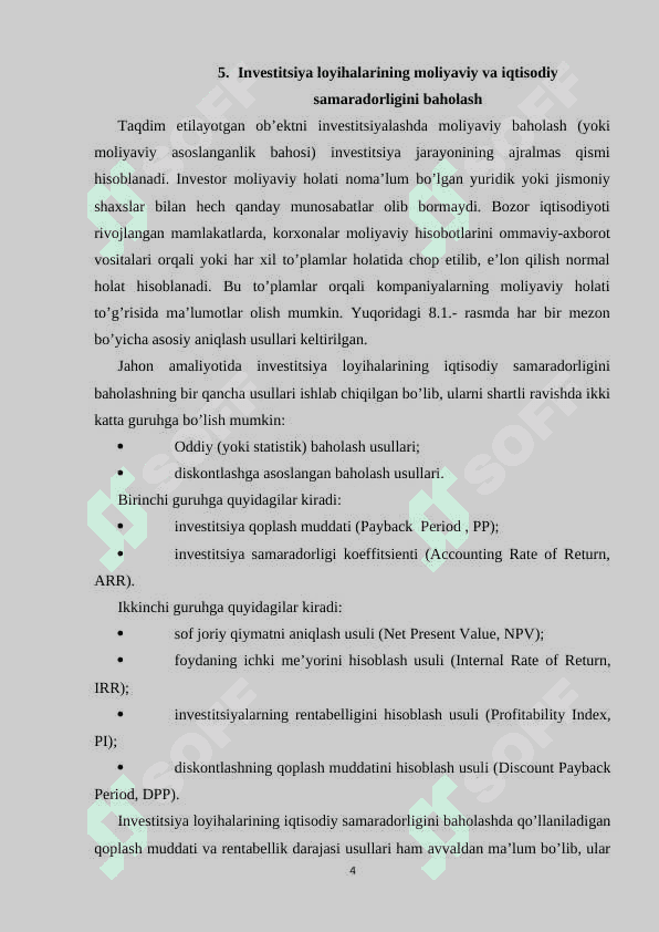 O’ZBEKISTON RESPUBLIKASI INVISTITIYA SIYOSATI 4