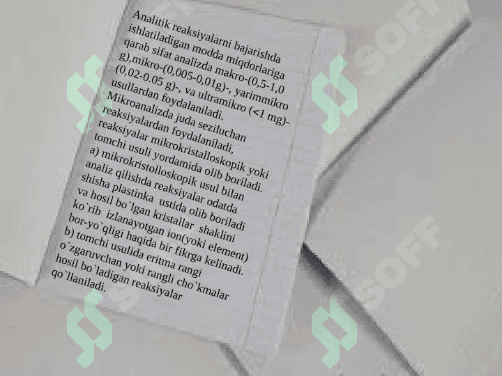 Sifat analizi va uning vazifalari 7