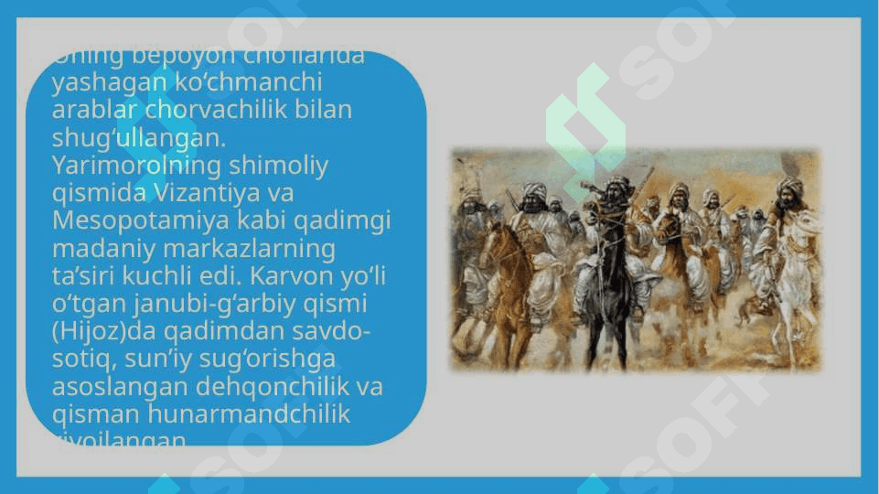 ARABLARNI MOVOROUNNAXRDA MUSTAMLAKACHILIK SIYOSATI 5