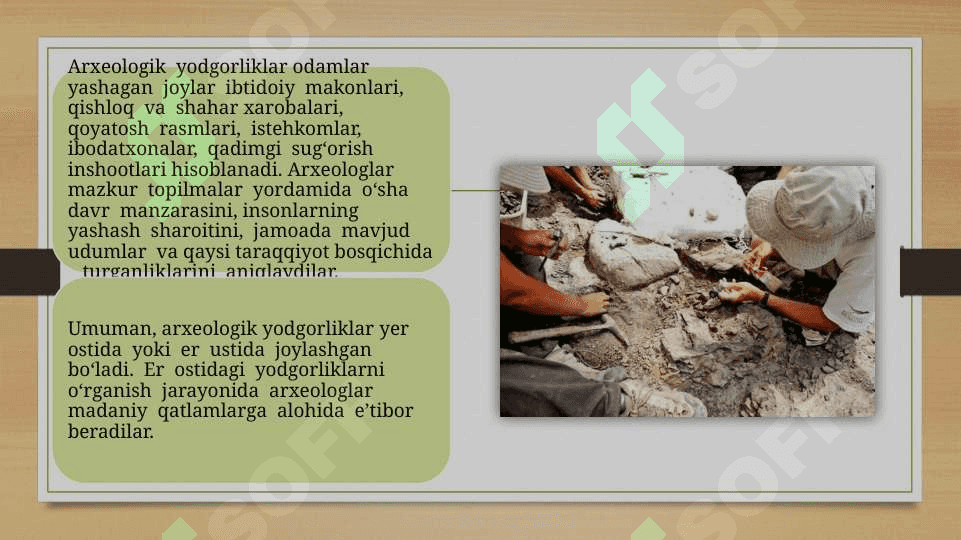 ARXEOLOGIK TADQIQOT USLUBIYATI 8