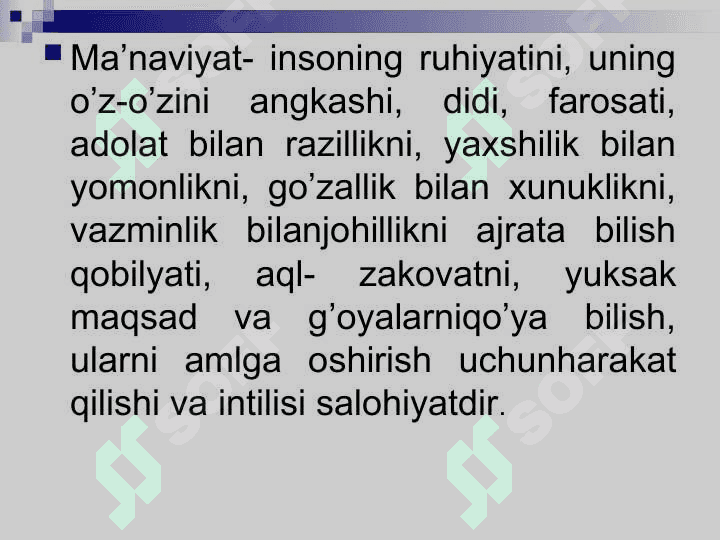 Ma’naviyat asoslari 3