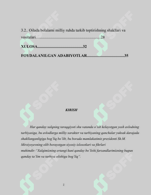 OILADA BOLA TARBIYASINING OʻRNI 2