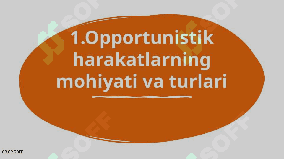 OPPORTUNISTIK HATTI-HARAKATLAR 3