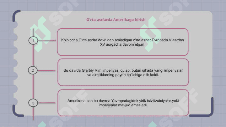 Amerika o’rta asrlarda 2