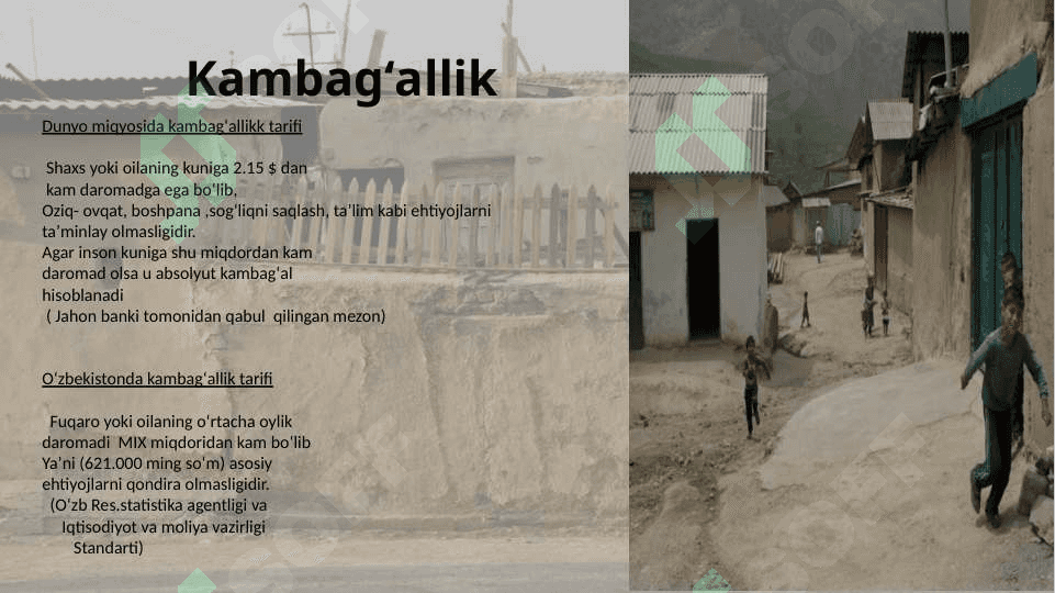 Kambagʻallik tushunchasi va ularni aniqlash mezonlari 3
