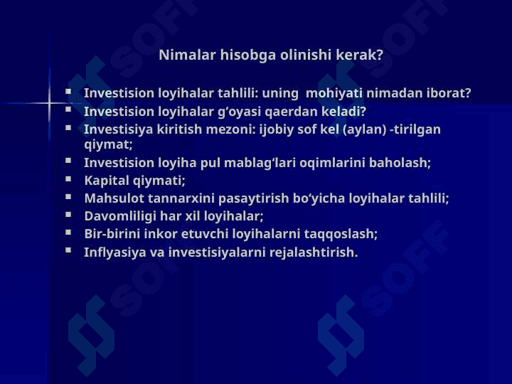 Investitsion portfelni shaklantirish 2