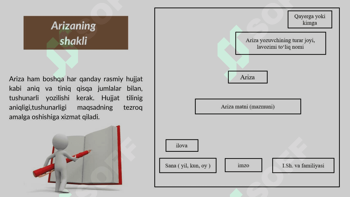 Ma’lumot axborot xujjatlarini tayyorlash va yozish 8