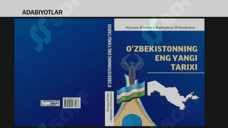 O’zbekistonning eng yangi tarixi” o’quv fanining predmeti, maqsadi va vazifalari, nazariy-metodologik tamoyillari. 6