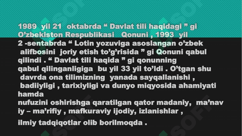 Davlat tili haqidagi qonunning ahamiyati 3
