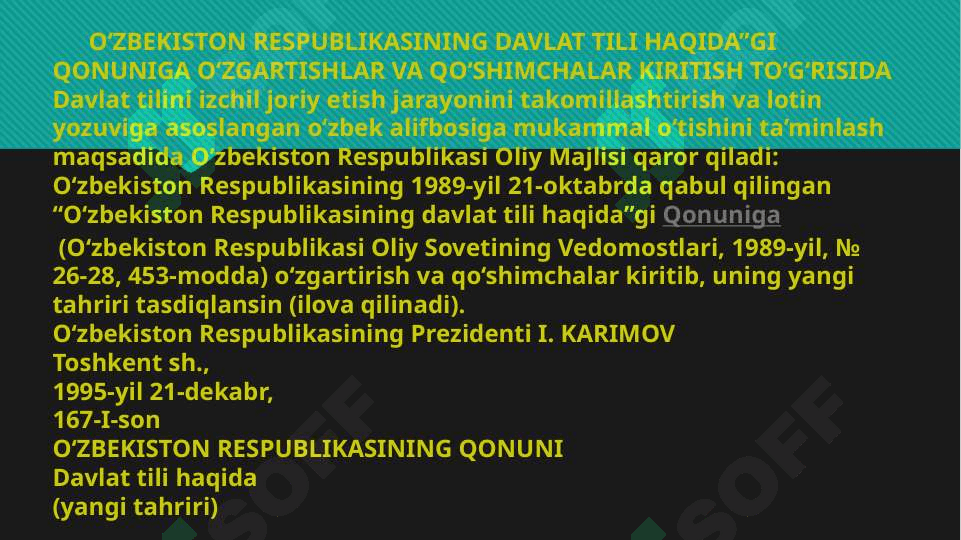 Davlat tili haqidagi qonunning ahamiyati 7