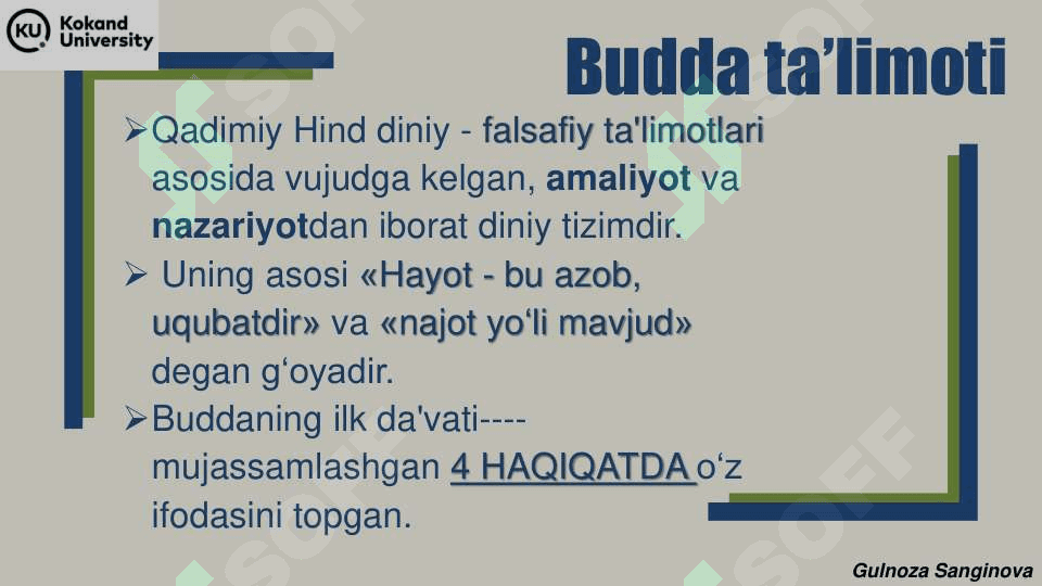 Buddaviylik dini. 8