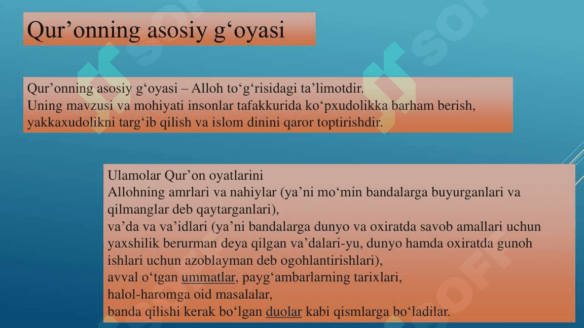 Islom dini manbalari va aqidaviy maktablar 8