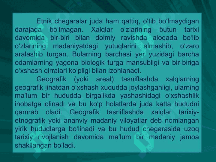 Dunyo xalqlarining irqiy va til klassifikasiyasi 3