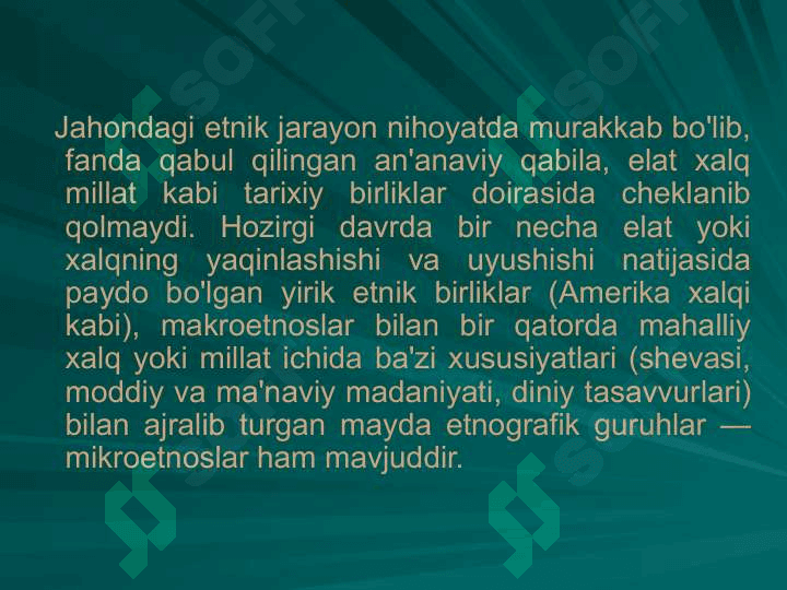 Dunyo xalqlarining irqiy va til klassifikasiyasi 6