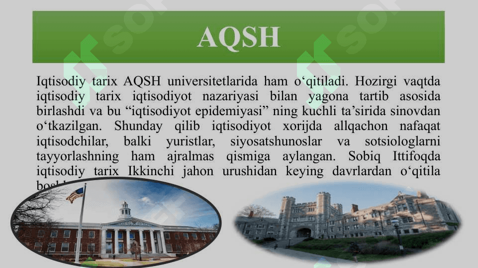 Jahon iqtisodiy taxini o‘rganish yo‘nalishlari 8