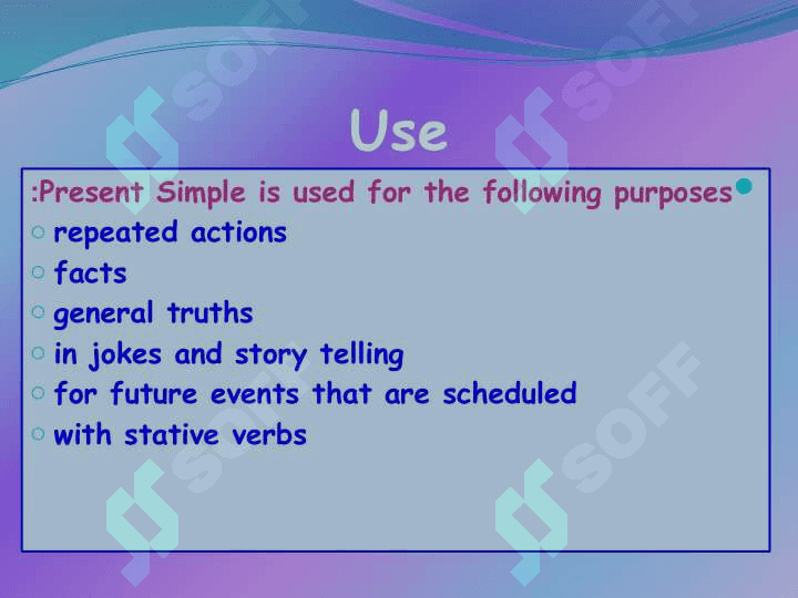 Present Simple Tense 2