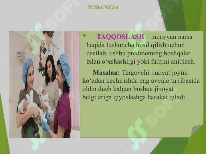 Tafakkur shakllari: Tushuncha, hukm, xulosa. 5