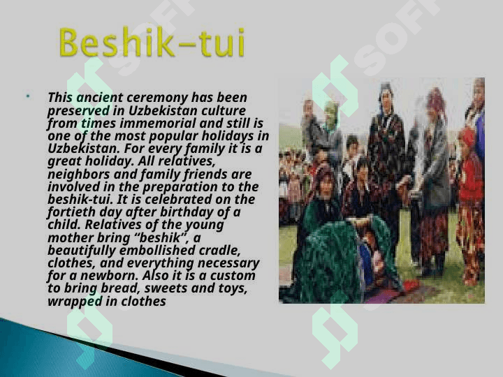 “Uzbek holidays and traditions” 8