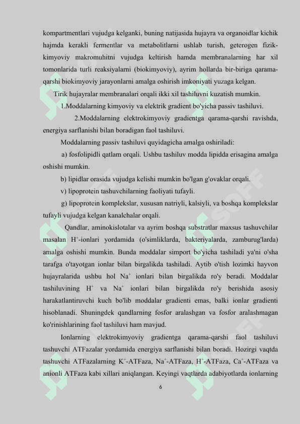 O'SIMLIK HUJAYRASINING TUZILISHI 6