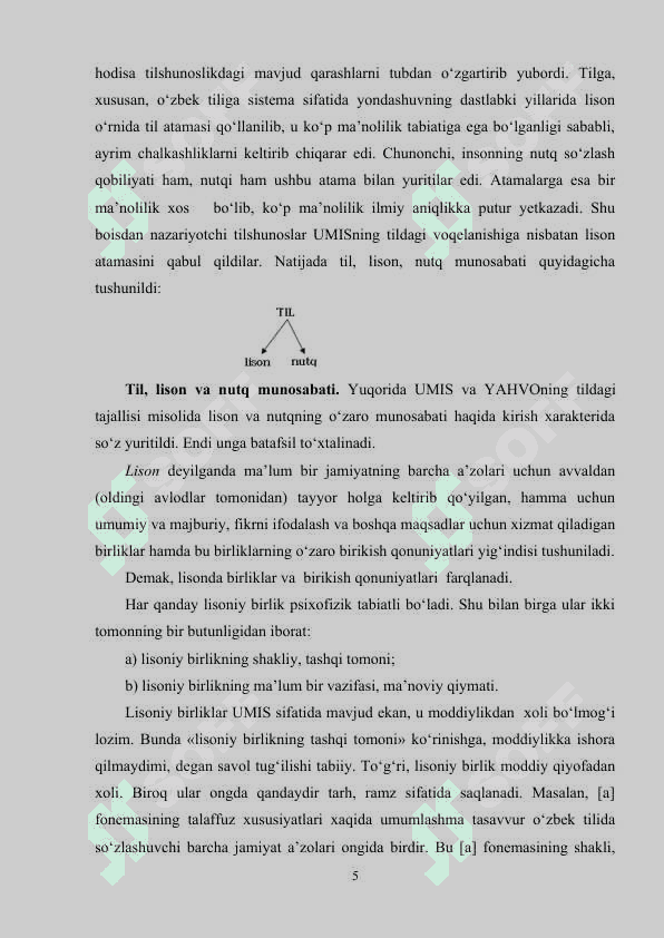 O'ZBEK TILIDA LISONIY MUNOSABAT 5