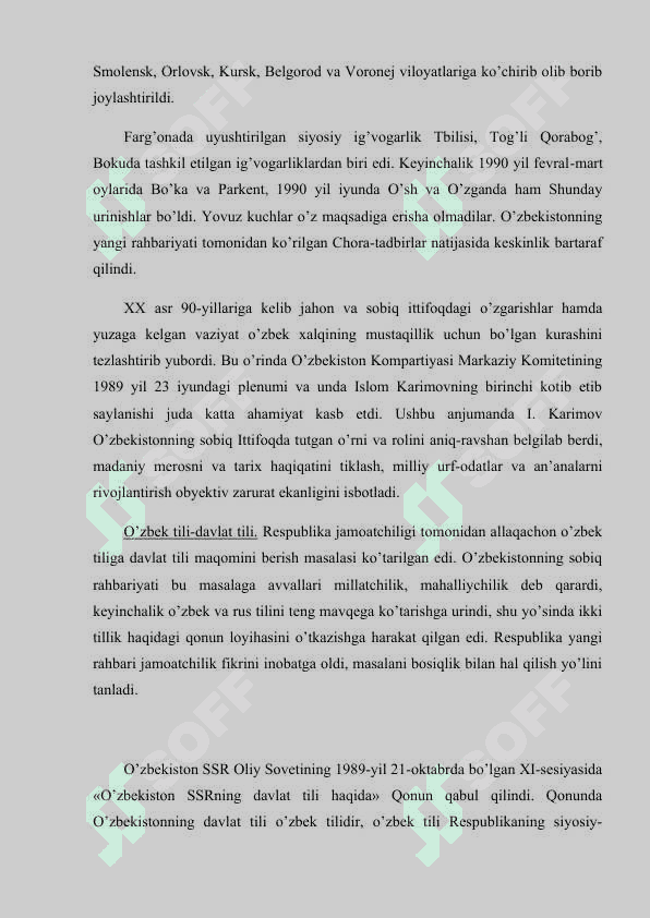 O'zbekistondagi ijtimoiy siyosiy jarayonlar 4