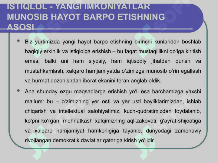 Davlatchilik va ma`naviyat 4