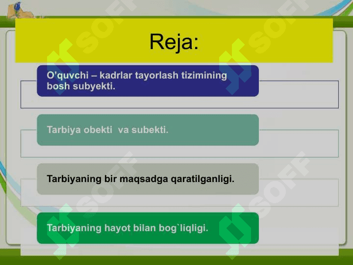 O’quvchi tarbiyasining ob’yekti va sub’yekti 2