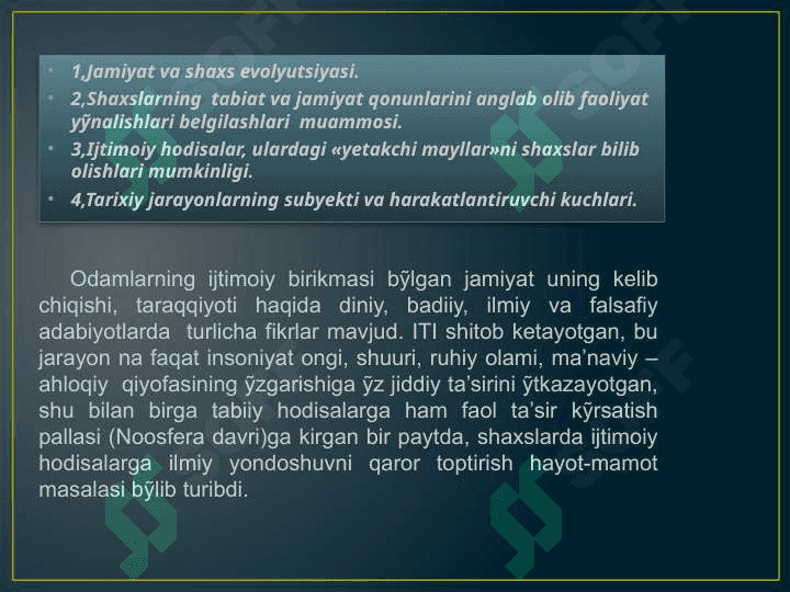 Psixologiyada shaxs va jamiyat muammosi 2