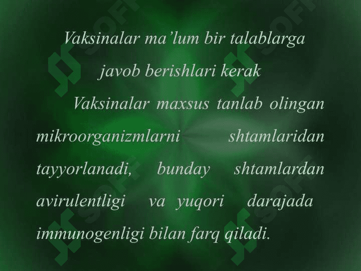 Vaksinalar va zardoblar 4