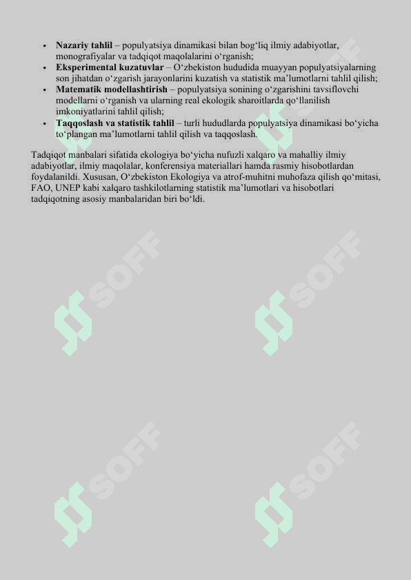 Populyatsiya soni dinamikasining qonuniyatlari 4