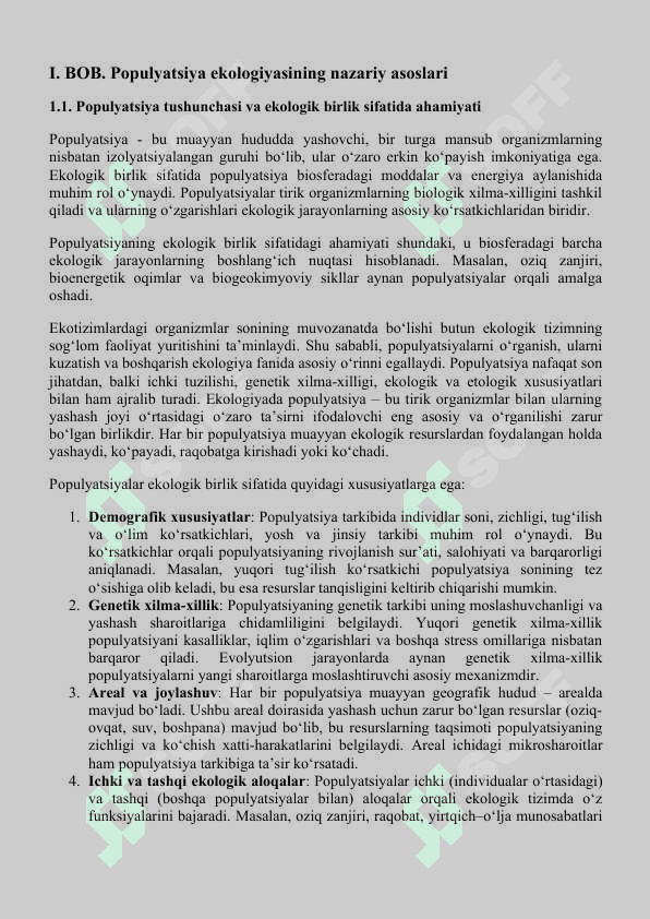 Populyatsiya soni dinamikasining qonuniyatlari 7