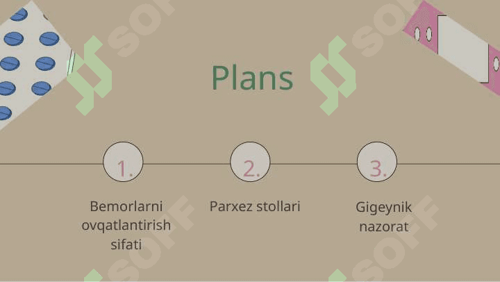 Bemorlarning ovqatlanishini tashkil qilish va ovqatlantrish sifatini gigeynik nazorati 2