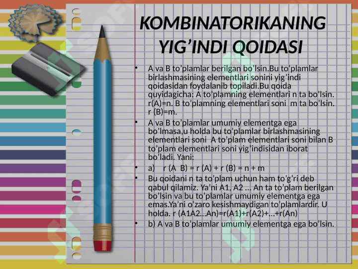 Kombinatorika elementlari 3
