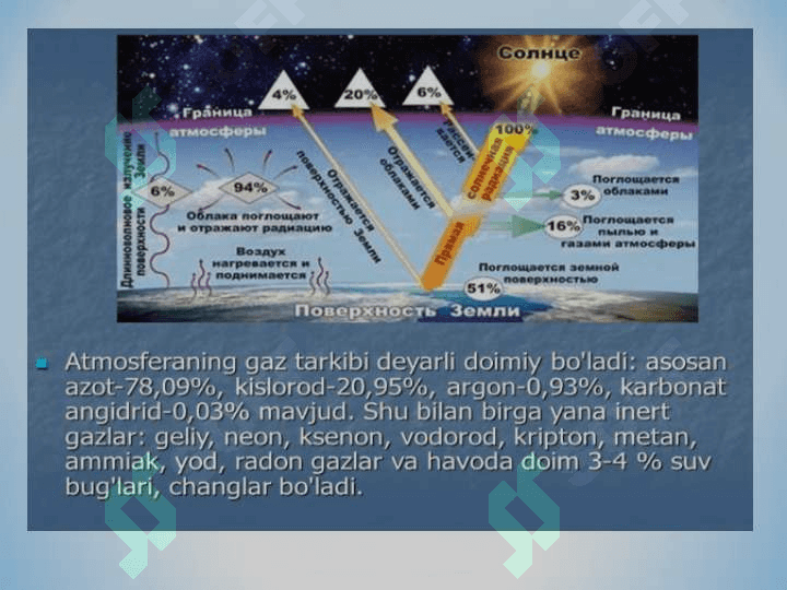 Atmosfera qavatlariga ta’rif. 5