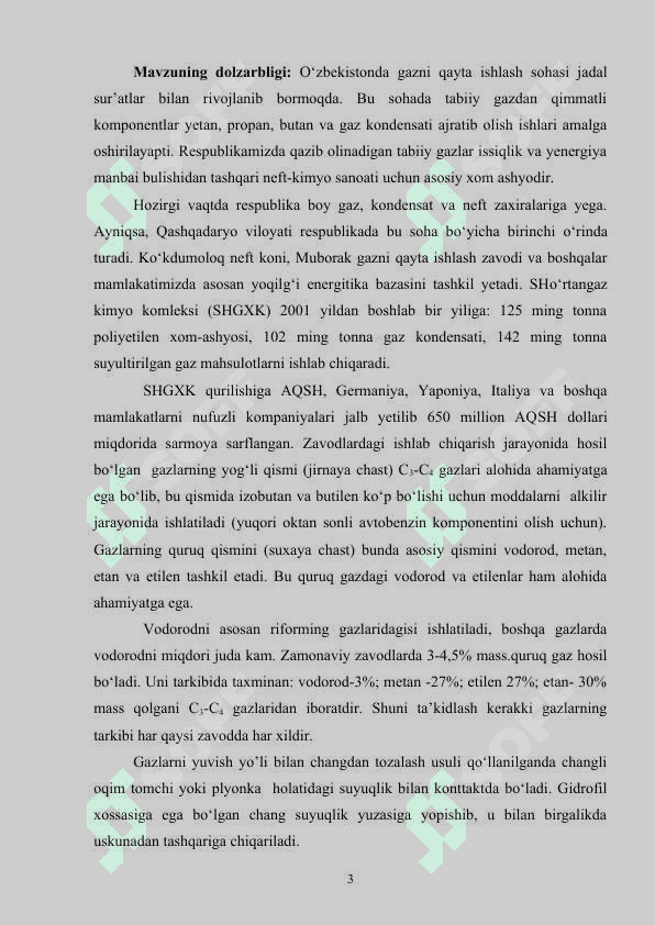 TABIIY GAZDAN BUTANNI AJRATIB OLISH 3